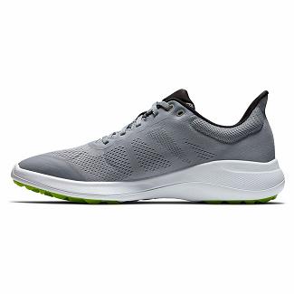 Men's Footjoy Flex Spikeless Golf Shoes Grey NZ-17611